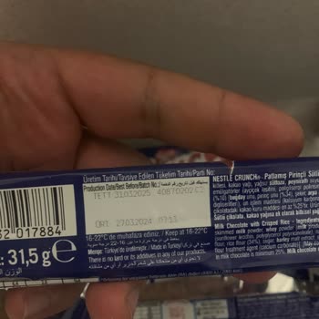 Taze Görünen Crunch Paketlerinin Bayat Çıkması