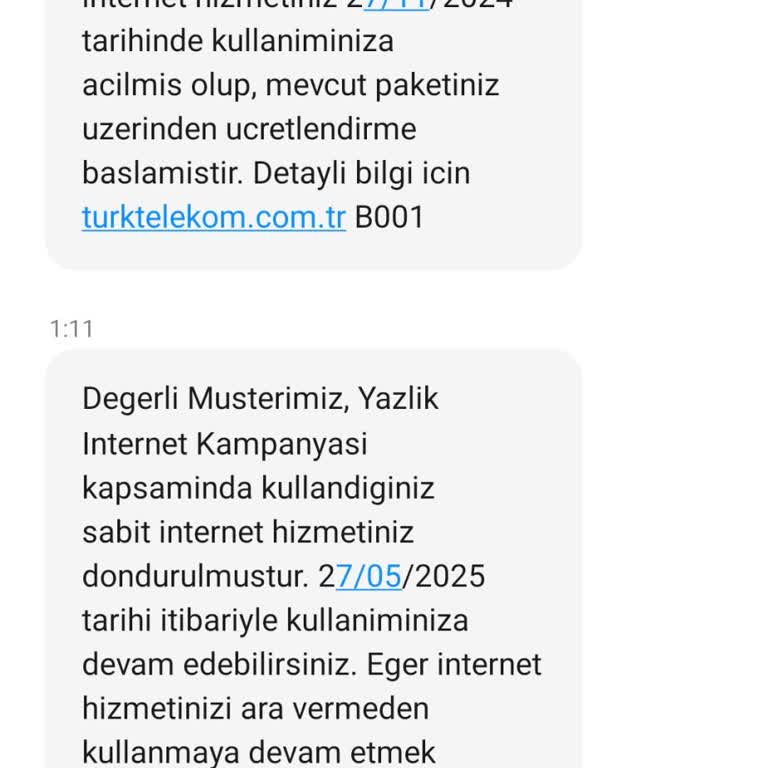 Türk Telekom Yazlık İnternet Kampanyasında Yaşanan Sorunlar