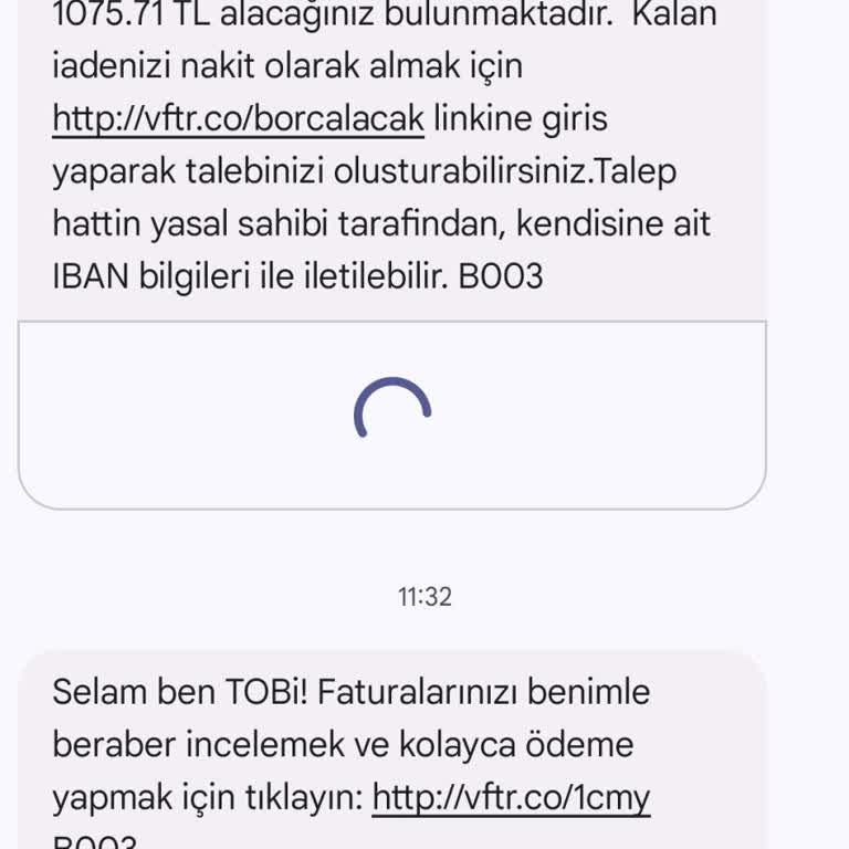 Vodafone'un E-Devlet Üzerinden İade Sorunu