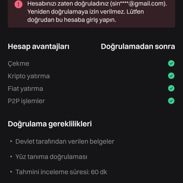 Bitget'de Kimlik Doğrulama Sorunu Ve Yanlış E-posta Uyarısı
