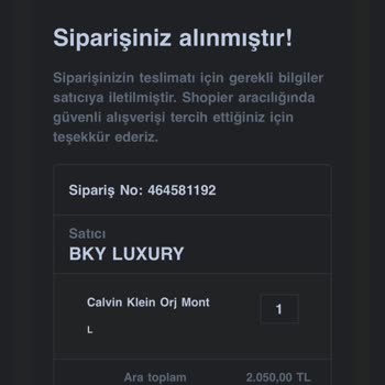 Kargolanmayan Mont Ve İade Sorunu