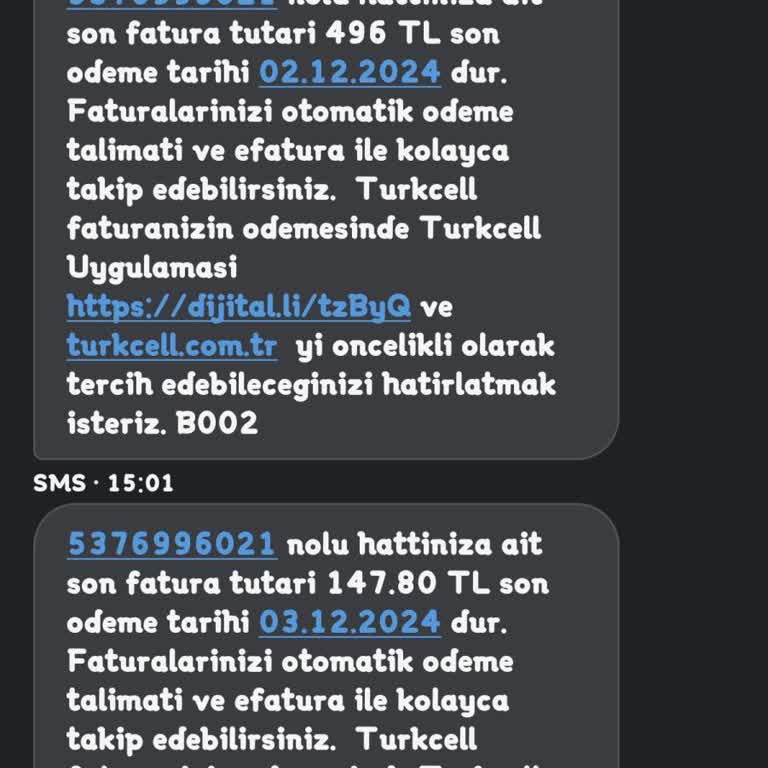 Yanlış Fatura Mesajları Yasal Süreç Tehdidiyle Karşı Karşıya