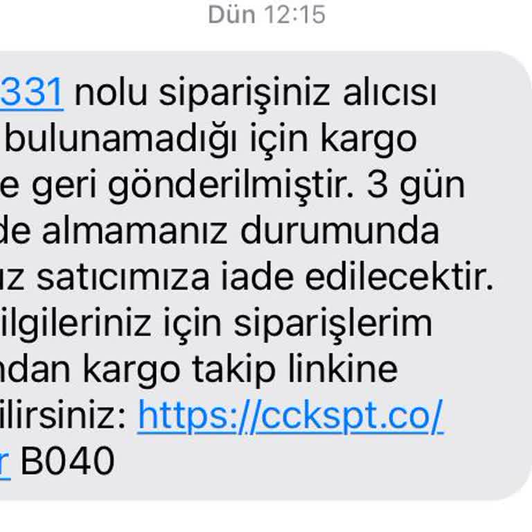 Yanlış Adrese Giden Kargo Ve Çözüm Beklentisi