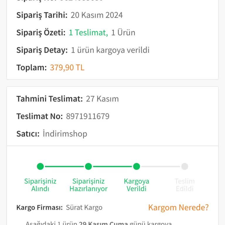 Trendyol Siparişim Neden 10 Gündür Gelmiyor?