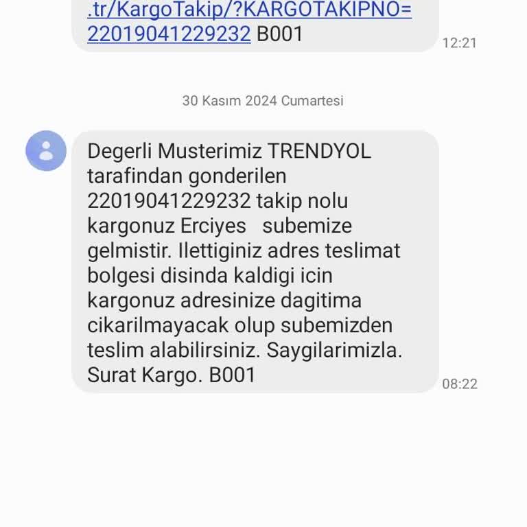 Kargo Teslimatında Büyük Hayal Kırıklığı