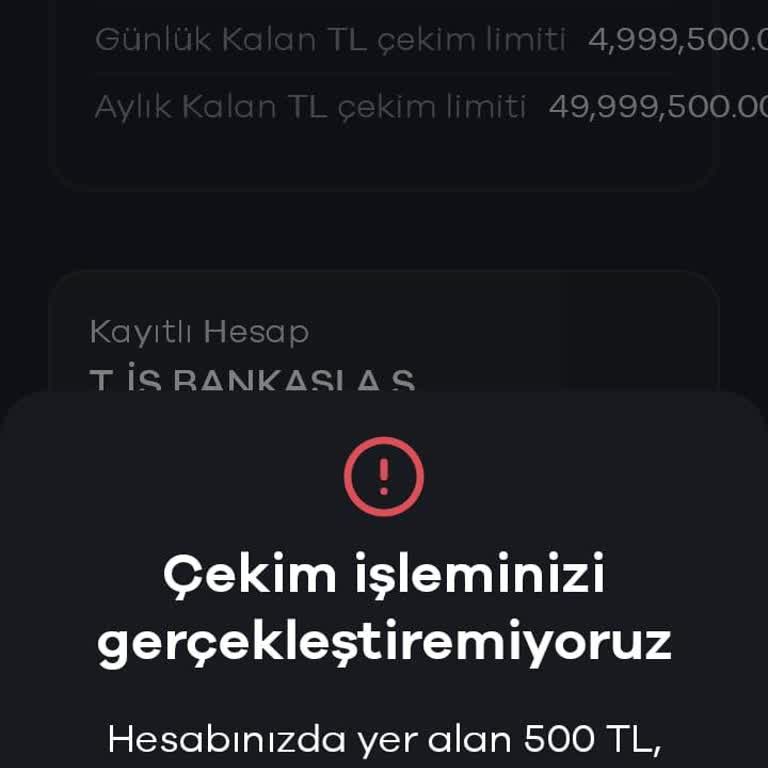 Para Çekme Sorunu Ve Destek Beklentisi