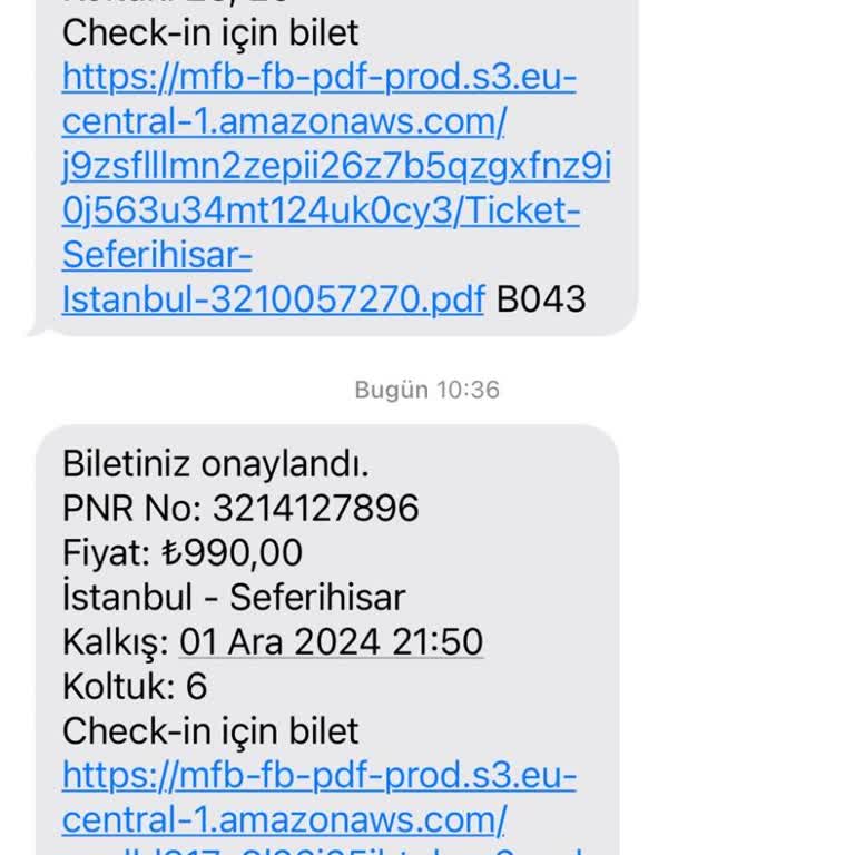 Bilet Tarihi Hatası Ve Müşteri Hizmetleri Sorunu