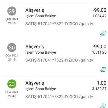 Yanlışlıkla Devam Eden Abonelik Ücreti Çekimi Sorunu