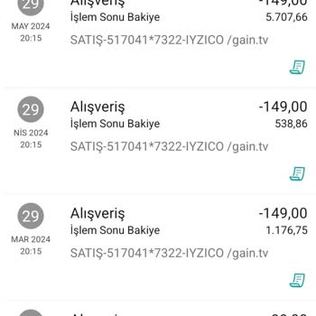 Yanlışlıkla Devam Eden Abonelik Ücreti Çekimi Sorunu