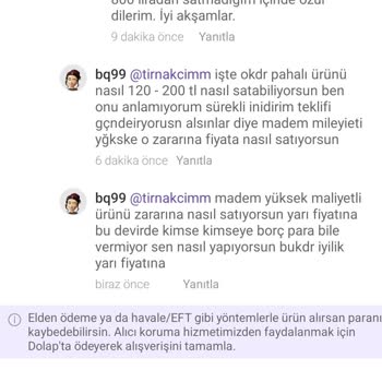 Kalitesiz Ürün Ve Saygısız Satıcı Sorunu
