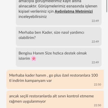 Trendyol GO Kupon Kullanım Sorunu Ve Yetersiz Destek