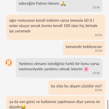 Trendyol GO Kupon Kullanım Sorunu Ve Yetersiz Destek