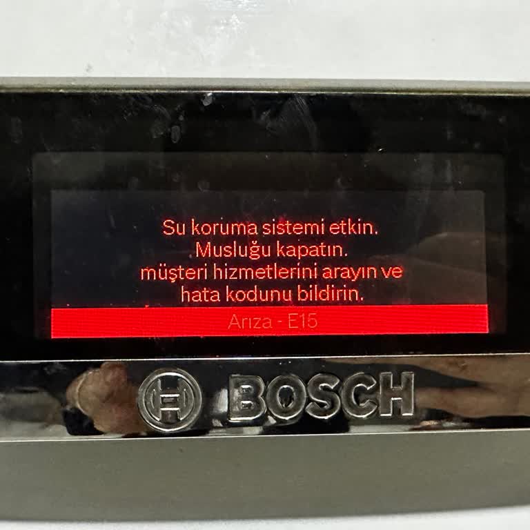 Bosch Bulaşık Makinesi E15 Hatası Ve Servis Sorunları