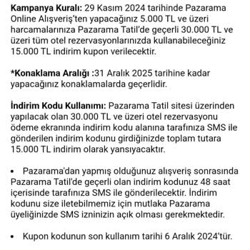 Pazarama Kampanya Şartlarının Belirsizliği Ve Müşteri Güvensizliği!