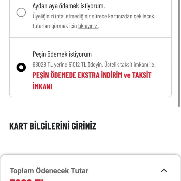 Peşin Ödeme Kampanyası Hüsranı
