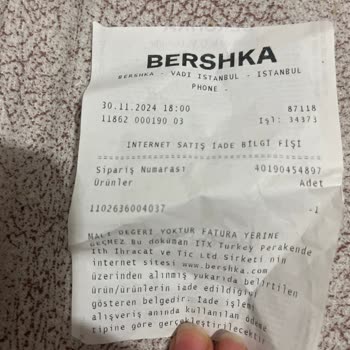 Bershka Mağazasında Yanlış İade Ve Kaba Davranış
