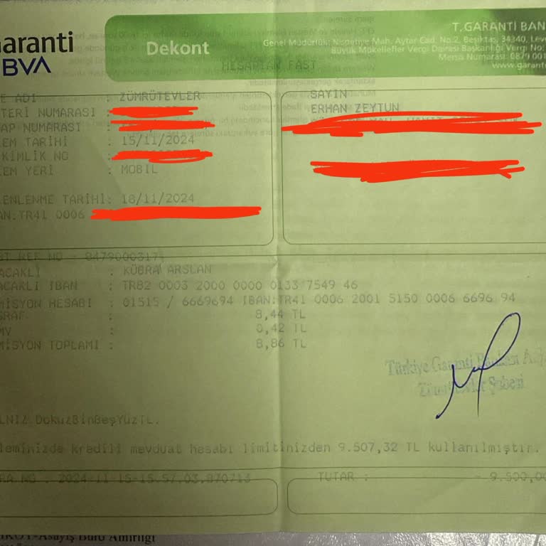 Hesabımdan İzinsiz Para Çekildi