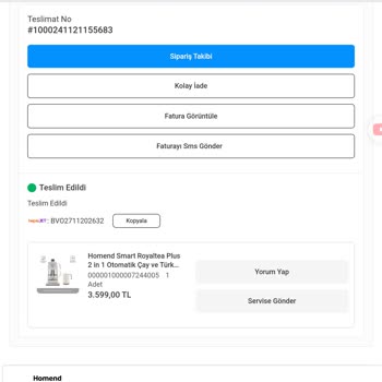 Bozuk Ürün Ve Müşteri Memnuniyetsizliği