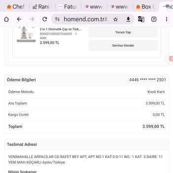 Bozuk Ürün Ve Müşteri Memnuniyetsizliği