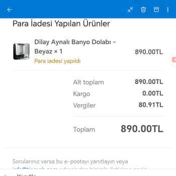 Bozuk Ürün Ve Müşteri Memnuniyetsizliği