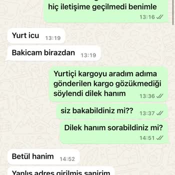 Siparişim Zamanında Teslim Edilmedi Muhatap Bulamıyorum