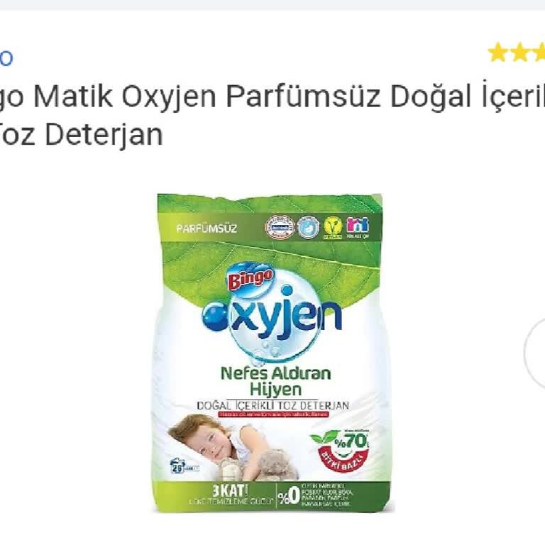 Bingo Oxyjen Parfümsüz Deterjanın Yeniden Üretilmesi Talebi