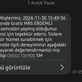Yanlış Alışveriş Mesajı Sorunu