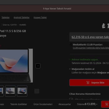 Media Markt'ta Tablet Fiyat İndirimi Mağduriyeti