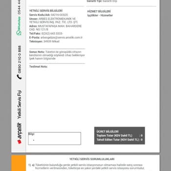 Arçelik Buzdolabı Teslimatında Büyük Sorun