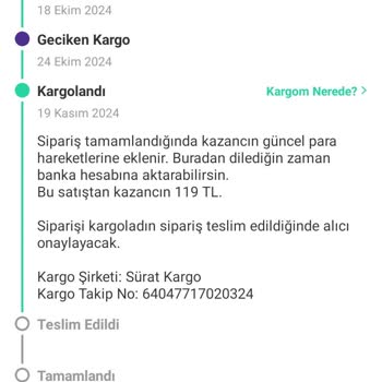 Sürat Kargo İle Kaybolan Kargo Ve Mağduriyet