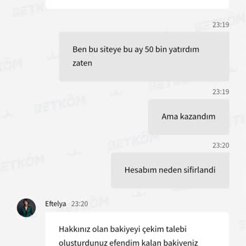 Betkom'da Kazançlarım Ödenmiyor