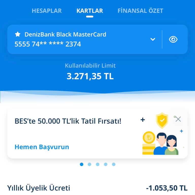 Kredi Kartı Üyelik Ücreti İadesi Talebi