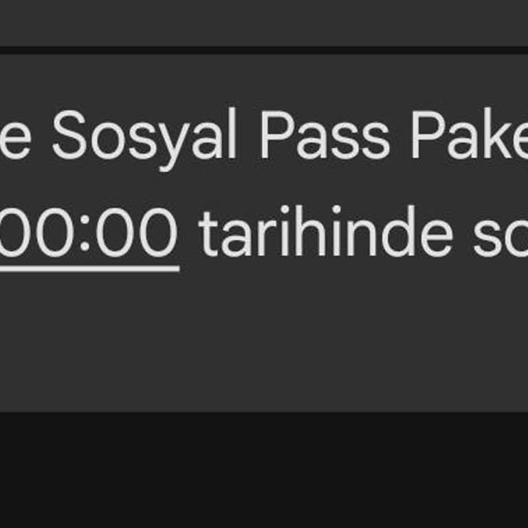 Yanlış Tarife Değişikliği Ve Sosyal Pas Paketi Sorunu