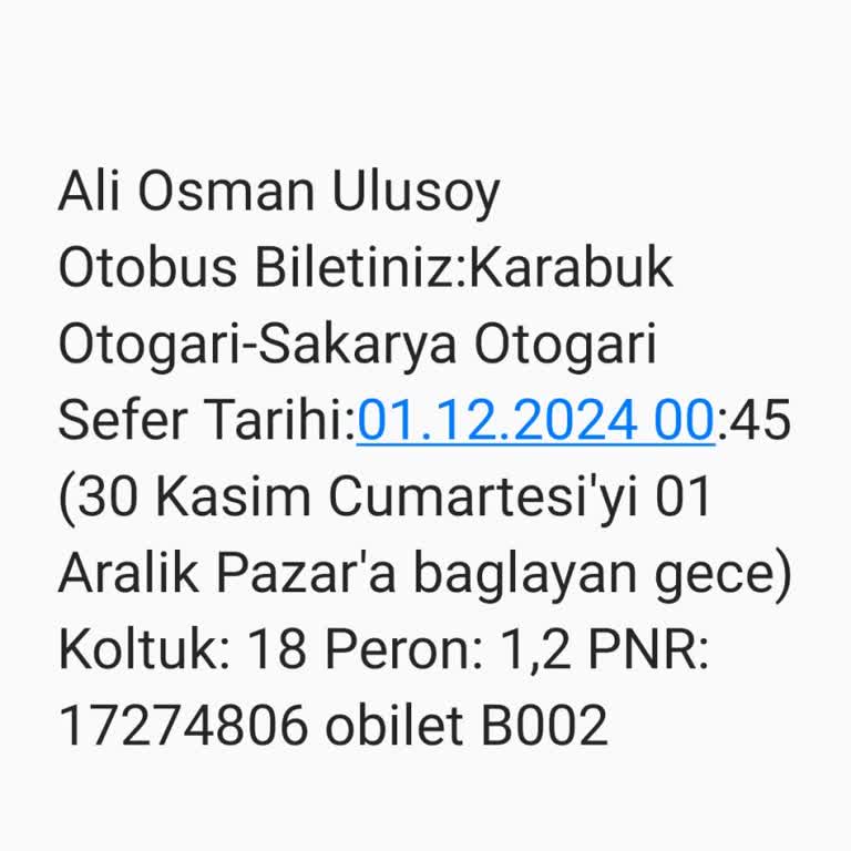 Ali Osman Ulusoy'un Yanıltıcı Sefer Programı Yüzünden Uçağımı Kaçırdım