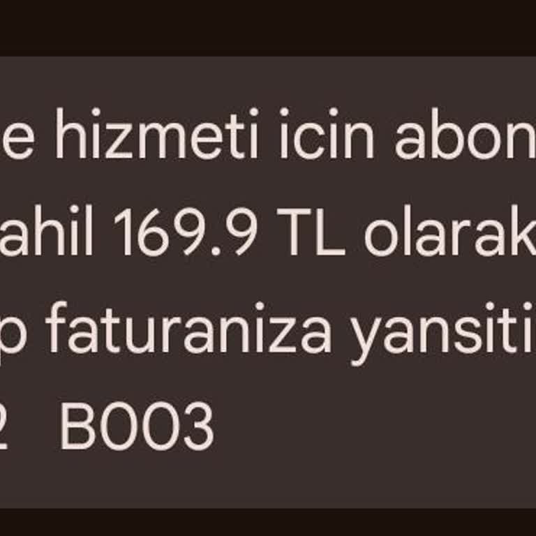 Vodafone Faturama Yansıtılan Haksız Ücret