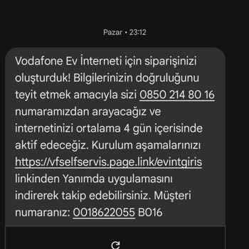 Vodafone Evde İnternet Kurulumunda Yaşanan Gecikmeler Ve Müşteri Hizmetleri Sorunları