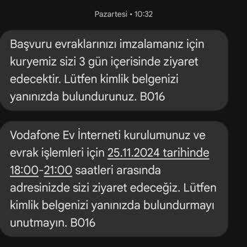 Vodafone Evde İnternet Kurulumunda Yaşanan Gecikmeler Ve Müşteri Hizmetleri Sorunları