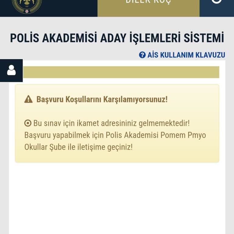 Pomem Başvuru Sorunu: Adres Bilgileri Eksik