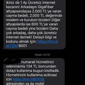 TurkNet'te Arıza Sonrası Fatura Şoku Ve İletişim Sorunu
