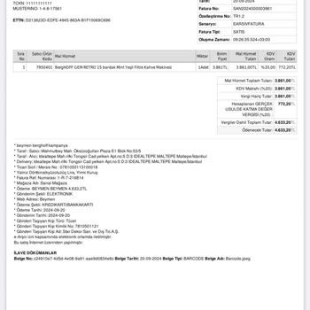 Beymen'den Aldığım Kahve Makinesi Sorunu Çözülmüyor