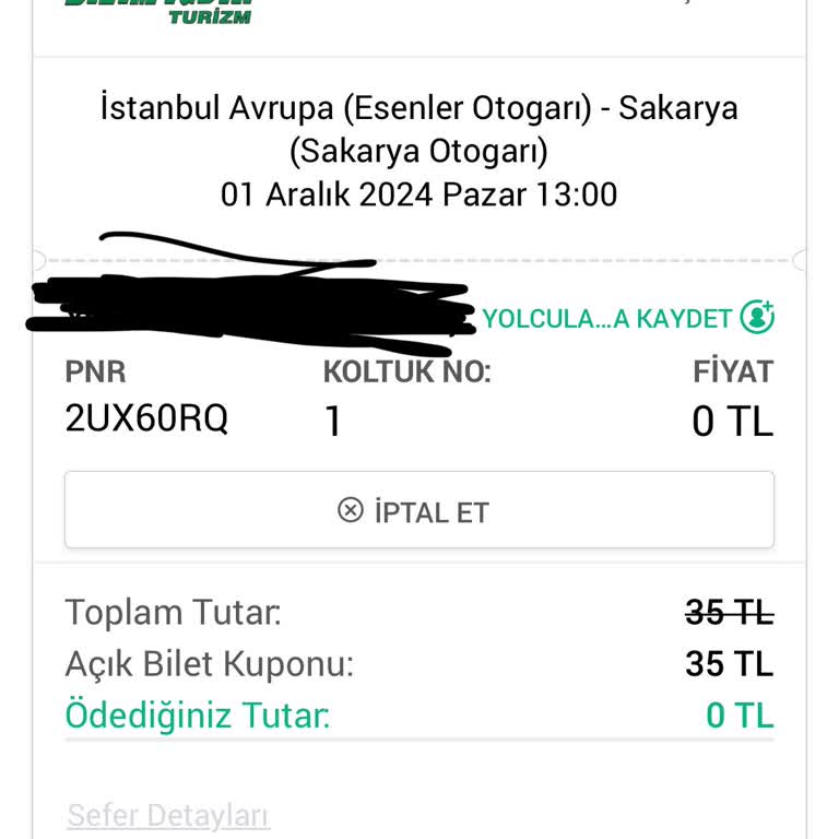 İptal Edilen Bilet Ve Yetersiz Bilgilendirme Sorunu