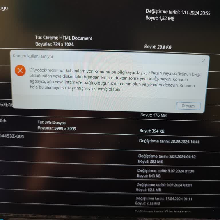 Servis Sonrası Fotoğraflara Erişim Sorunu
