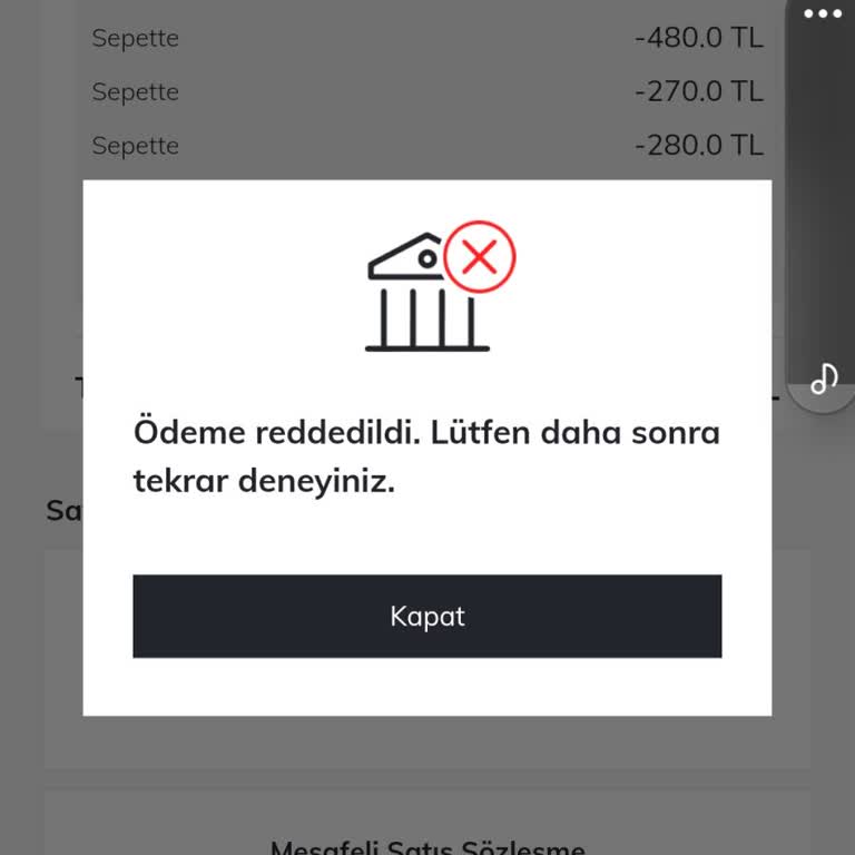 DeFacto'da Sürekli Ödeme Yöntemi Reddedilme Sorunu