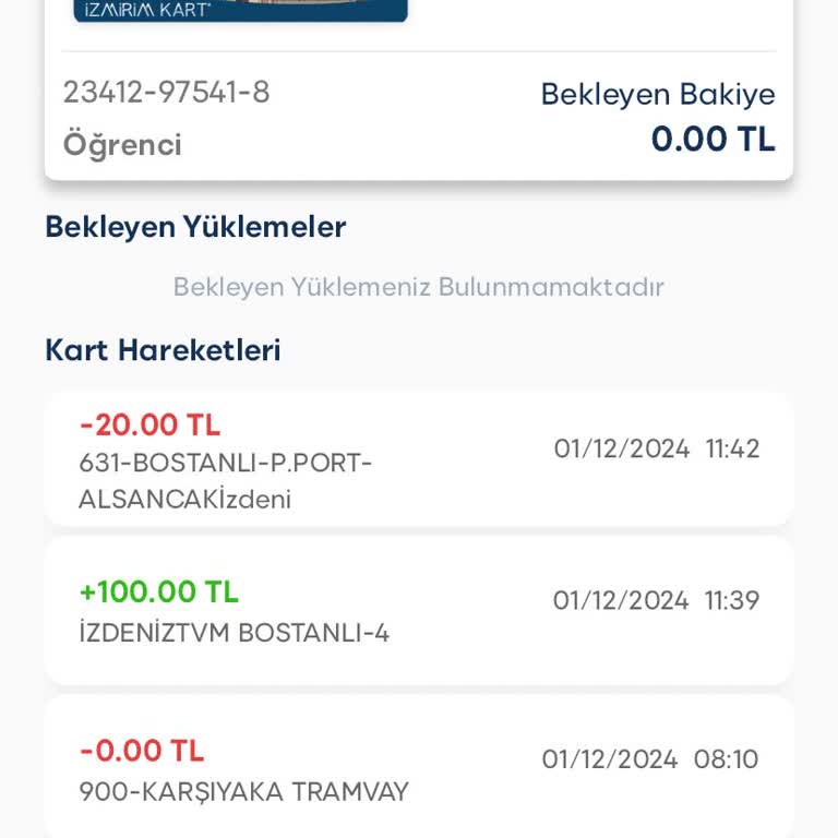 Öğrenci Kartında Tam Ücret Kesintisi Sorunu