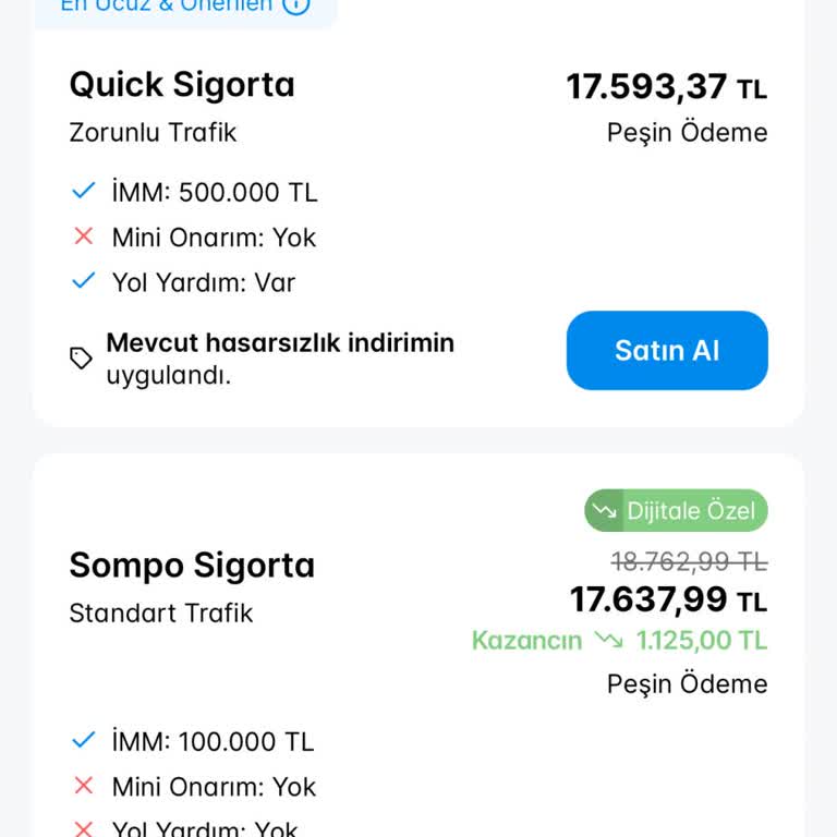 Sigorta Fiyatlarının Sürekli Artması