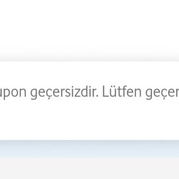Vodafone Hediye Çeki Sorunu