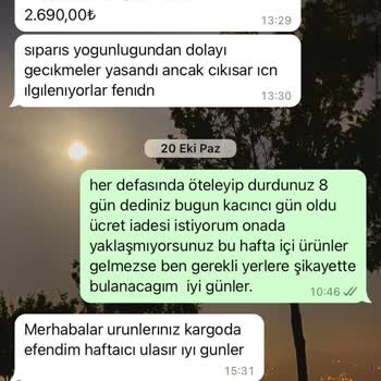 Ücret İadesi İçin Acil Çözüm Bekliyorum