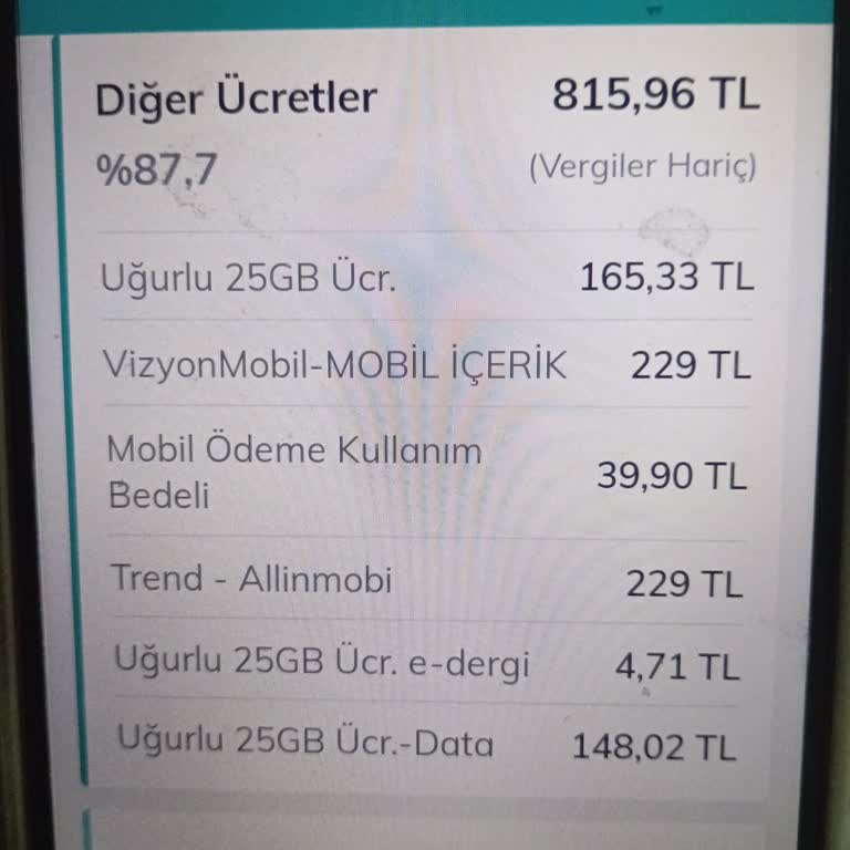 Bilinmeyen Ödeme: Vizyon Elektronik'ten 229₺ Kesinti