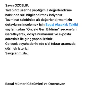 THY Valiz Hasarı Ve Ödeme Gecikmesi Sorunu