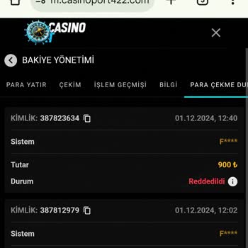 Casinoport'ta Çekim Sorunları Ve Destek Eksikliği